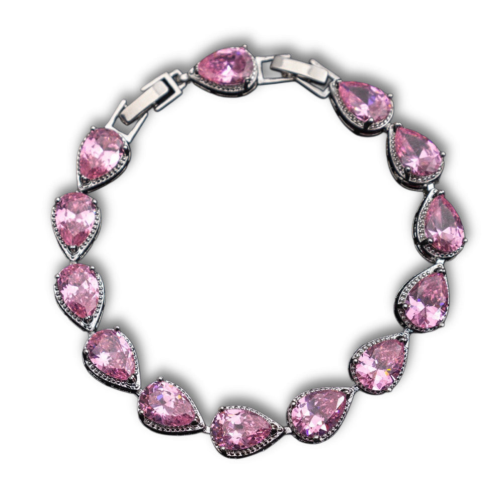 "Crystal drop" bracelet