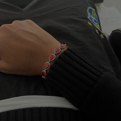 "Crystal drop" bracelet