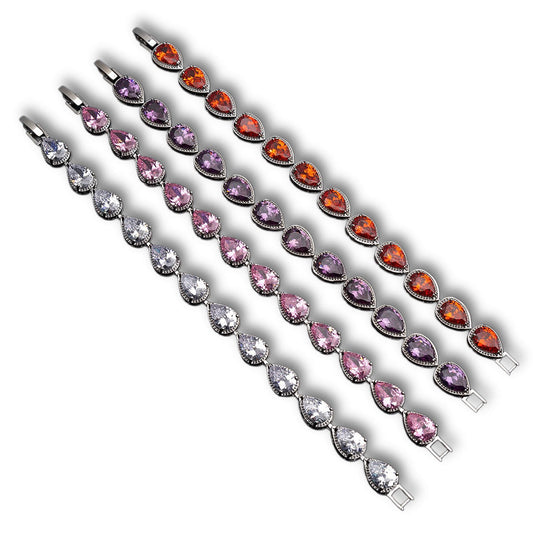 "Crystal drop" bracelet