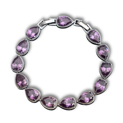 "Crystal drop" bracelet