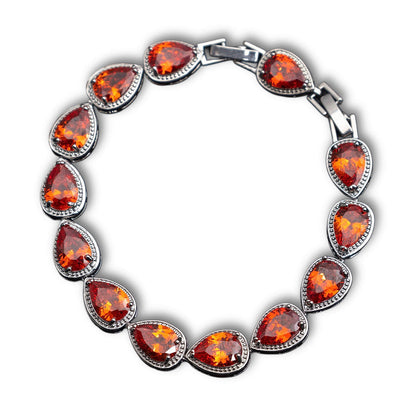"Crystal drop" bracelet