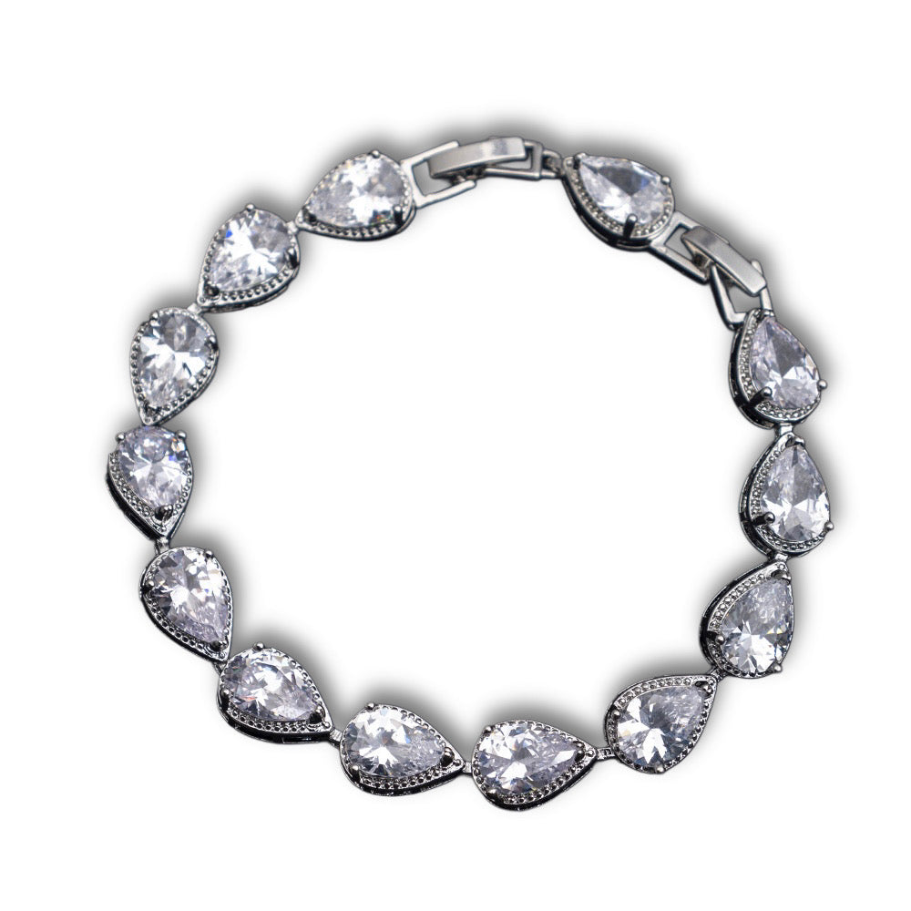 "Crystal drop" bracelet