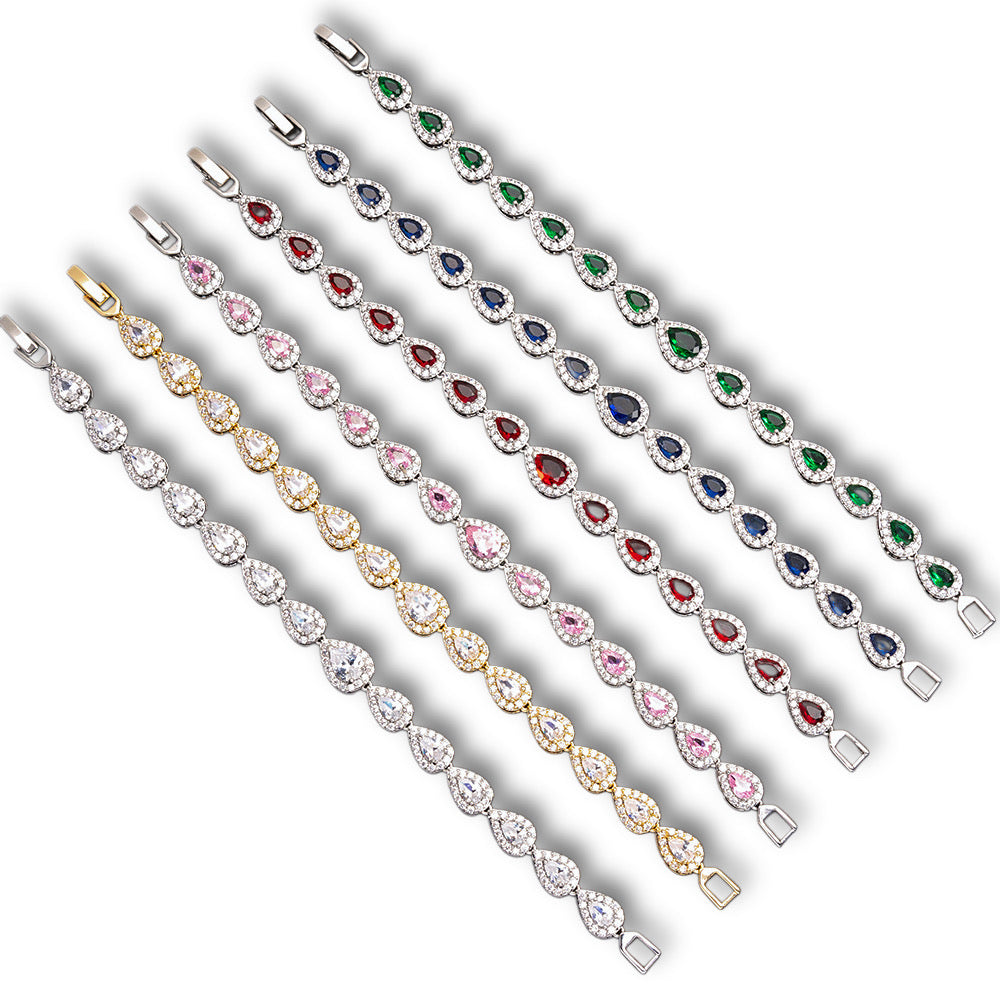 "Ellipse" Tear Drop Bracelet