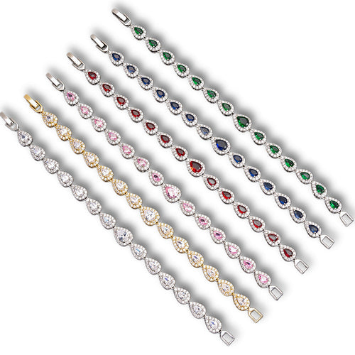 "Ellipse" Tear Drop Bracelet
