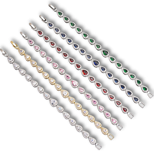 "Ellipse" Tear Drop Bracelet